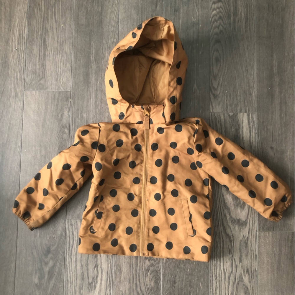H&M Girls Polka Dot Rain Coat | Size 3T‎